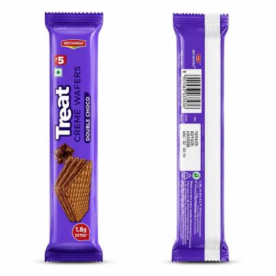BRITANIA TREAT CREME WAFER DOUBLE CHOCO FLAVOUR - 18g